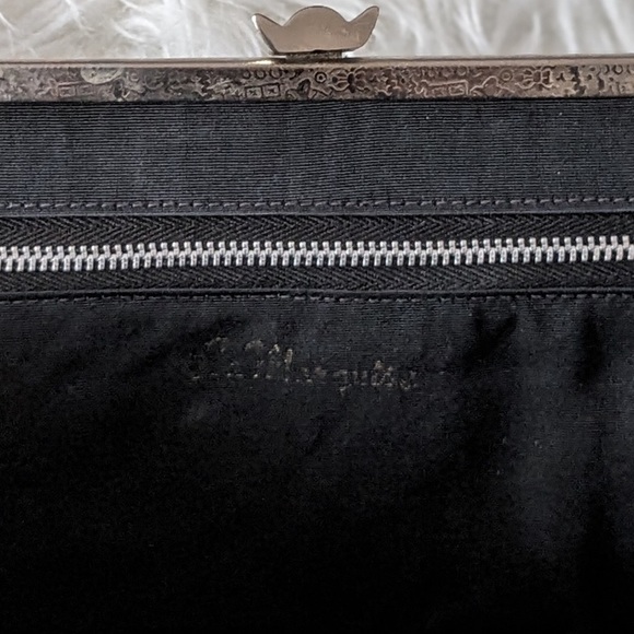 La Marguise Vintage Black & Silver Clutch - Picture 10 of 10